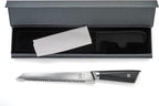 Mercer Culinary M13789 Premium Grade Super Steel, 8-Inch Serrated Bread Knife, G10 Handle