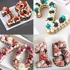 Ducodocu Large Silicone Number Cake Mould 3D Novelty Cake Pan DIY Baking Mold for Birthday Anniversary Number of 0