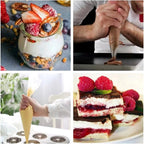 Frosting Piping Bags 18 inch, 100 Pcs Disposable Piping Bags for Royal Icing, Thick Anti Burst Cake Pastry Bags Disposable Royal Icing Bags for Cookie, Cakes and Dessert Decoration L