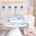 Vacuum Storage Bags for Clothing, 26 Pack Vacuum Seal Bags (5 Jumbo, 5 Large, 5 Medium, 8 Small, 3 Roll) for Clothes Comforters Blankets, Space Saver Bag with Electric Pump (2025 Upgrade)