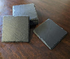 Power & Protection: V-Twin Engine Coasters for Your Ride - Square Slate - Set of 4
