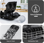 Bangp Large Ice Cube Tray for Whiskey,Sphere Ice Cube Molds, Silicone Ice Ball Maker Mold,Fun Shapes Ice Cube Mold for Cocktails, Bourbon,Brandy