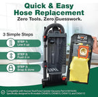 30 Replacements for Hoover HushTone Canister Vacuums Bags Part # AH10243, Fits Models: CH54013, CH54015, CH54113 & CH54115 (30 PACK) by Think Crucial