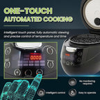 6L Boba Maker Machine, Automatic Commercial Boba Cooker with Even Heat Distribution, Intelligent Tapioca Cooker, for Milk Tea Stores Restaurants Dessert Stores Lounge Bars