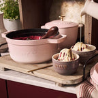 Staub Cast Iron 4-qt Round Dutch Oven - Peony Pink