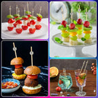 300 PCS Cocktail Picks Disco Ball Decor, Fancy Toothpicks for Appetizers, Bamboo Skewers for Appetizers,Drinks, Fruits, Disco Party Decorations. 4.7 Inch Long Silver Wooden Cocktail Sticks…