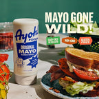 Ayoh Foods, Sando Sauce, Sandwich Sauce, (1-12 Ounce Bottle) - Creamy & Flavorful, Perfect for Sandwiches, Wraps & Dips, Created by Molly Baz (Original Mayo)