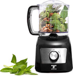 Moss & Stone 3 Cup Mini Food Processor, Strong Vegetable Chopper for Dicing, Chopping, Mincing, & Puree 300 Watts Mini Chopper With 2 Speeds, Perfect Baby Food Processor Black