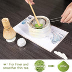 8Pcs Matcha Whisk Set, Iridescence Matcha Making Tools Accessories Kit with Bamboo Matcha Whisk,Bowl,Spoon,Sifter and Holder, Gifts for Matcha Lovers on Christmas, Birthday, Teacher's Day
