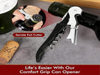 Professional Waiter Corkscrew Wine Openers Set, Heavy Duty Stainless Steel Hinges Wine Key for Restaurant Waiters, Sommelier, Bartenders