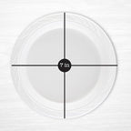 PLASTICPRO 400 Count Disposable 7 Inch White Plastic Plates