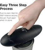 Kitchen Mama Auto 2.0 Electric Can Opener: Blade Opens Almost Any Can Pop or Soda Can - Automatic, Hands Free, Safe, Smooth Edge, Lid Remover, Battery Operated, Cordless, YES YOU CAN (Marble Black)
