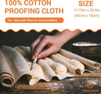 French Bread Kit - Baguette Pan for Baking, Silicone Baking Mat, Dough Cutter and Scraper, Bread Lame Cutter, & Bakers Couche Proofing Cloth - Nonstick Bread Pans for Homemade Bread Gift Set