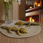 Diamond Dragon Resin Mold - Long Round Dinosaur Animal Casting Mold for Candle Making, Home Decor - 3D Silicone Mold