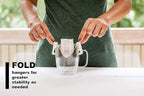 Tribo Coffee Single-Serve Portable Pour Over Drip Coffee - Papua New Guinea - 10 Servings (Medium-Dark Roast)