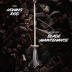 OUTDOOR EDGE ErgoMax Meat Carver Knife Set - Includes Cleaver, Brisket, Butcher & Honing Steel, Premium Titanium-Coated Steel Blades, Non-Slip Rubber Handles, Sharpening Rod