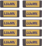 Paint Scraper Carbide Blades Double-Edged Reversible Replacement Blade (2.38"(60mm),10packs) By LU&MN