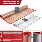 Non-slip Silicone Pastry Mat 36''By 24'' Nonstick Baking Mats Extra Large Counter Mat for Dough Rolling, Pastry, Pie Crust, Fondant, Cookies, Bread, Pasta, Pizza Mat