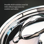 Hestan - ProBond Collection - Professional Clad Stainless Steel Stock Pot, Induction Cooktop Compatible, 8 Quart