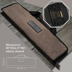 Asaya Chef Knife Roll Bag - 12 Pockets for Knives and Kitchen Utensils - Lightweight, Durable, and Stain Resistant Nylon - Perfect for the Traveling Chef - Knives not Included