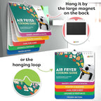 Air Fryer Cheat Sheet Magnets Cooking Guide Booklet - Air Fryer Cookbooks - Air Fryer Liners - Air Fryers Kitchen Gifts Gadgets 2025 and 2026 - Air Fryer Accessories - Air Fryer Cooking Guide