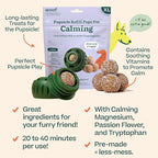 WOOF Pupsicle Refill Pops for Calming - Long-Lasting Refills for The Pupsicle Toy to Promote Calm - Calming Dog Treats - Magnesium for Dogs- XL Pops - 5 Count