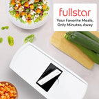 Fullstar The Original Pro Chopper - Vegetable Chopper and Spiralizer, Food Chopper with Container, Fruit Slicer, Kitchen Gadgets & Accessories, Home Essentials (8 in 1, Black)