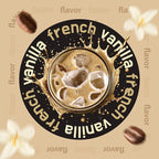 French Vanilla - Flavored Cold Brew Coffee Grounds for Coarse Grind for French Presses - Inspired Coffee Co. Local Coarse Ground Coffee for Cold Brew - Resealable Bag 12 oz (Pack of 2)