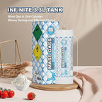 MassGass Whipped Cream Chargers, 3.3L Tanks, 2112g Whip Cream Charger Cylinder Unflavored Food Grade 99.99% Pure(3 Cylinders)