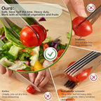 Salad Scissors, Salad Chopper with Double Blades, Lettuce Chopper, Lettuce Scissors for Chopped Salad, Chopped Salad Chopper Tool for Tossing and Chopping in Salad Bowl (Yellow)