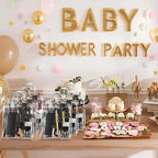 Baby Shower Prizes for Men - 6 Pack Complete Game Prize Set for Dad & Male Guests - Includes Survival Card Tool, Tape Measure, Bottle Opener Keychain, Plastic Cups, Pen, Screwdriver & Gift Bags
