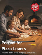 Pizza Peel Turner 7 Inch – Lightweight Aluminum Perforated Pizza Paddle with Detachable Metal Handle – Professional Pizza Oven Tool for Turning & Serving