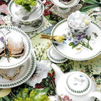 Portmeirion Exotic Botanic Garden 8.5" Salad Plate, Arborea - Traditional British Ceramic Dish, Made in England, Dishwasher & Microwave Safe - Floral Tableware for Dining & Entertaining