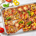 Homikit 2 Pack Baking Sheet, 18” x 13” Stainless Steel Large Cookie Pan Set for Oven, Heavy Duty Metal Half Sheet Baking Tray for Roasting Cooking, Nonstick & Rust Free, Dishwasher Safe