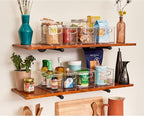 iDesign Stackable Pantry Bins with Handles, 4 Small and 4 Medium Bins, 8 Pack, Clear, Made in USA