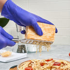 Restaurantware-German Standard Coarse Handheld Graters, 6 Flat Cheese Graters - Dishwashable, Durable, Stainless Steel Food Grater With Handle, Suitable For Potato, Carrot, Hard Cheese, And, More