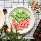 Small Star Chocolate Molds Silicone, Food Grade Silicone Candy Molds for Bite Size Gummy/Jelly/Fruit Snacks, 15 Cavities Mini Star Mold for Soap/Candle/Wax Melt, 2 Pcs