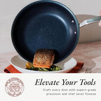 Made In Cookware - ProCoat 10" Non Stick Frying Pan (Harbour Blue) - 5 Ply Stainless Clad Nonstick - Professional Cookware - Induction Compatible