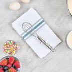 Restaurantware-German Standard 8.5 Inch French Whisk, 1 Dishwashable Kitchen Wire Whisk - Ergonomic Handle, Durable, Stainless Steel French Whip, For Blending, Stirring, Mixing Of Ingredients