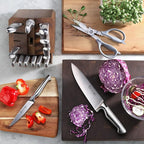 Cangshan Sanford Series 1027051 German Steel 17-Piece Knife Block Set