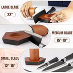 Rolling Knife Sharpener Kit – 5 Magnetic Angles (12, 15, 17, 19 & 22 Degrees) – Diamonds and Ceramic Discs – Durable Knife Sharpening System – Easy to Use at Home – Suitable for Kitchen Knives
