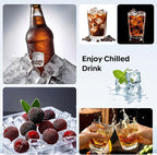 Silicone Ice Cube Tray 3 Pack, HANCELANT Ice Cube Mold, Ice Trays for Freezer with Lid for Whiskey, Baby Food, BPA Free, Easy Release