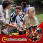 6 Pcs Instant Read Meat Thermometer with Long Probe 9.65 Inch Kitchen Cooking Food Candy Waterproof Digital Thermometer for BBQ Water Milk Yogurt Liquid Cooking(White)