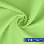 homing Rectangle Table Cloth Cover, Waterproof Polyester Elastic Fitted Tablecloth, Fits for 4 Foot Folding Tables, Washable Table Protector for Picnic, Camping, Outdoor (Lime Green, 24" x 48")