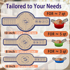 Silicone Bread Sling for Dutch Oven, 2 Pack (6" Oval) – Non-Stick & 500°F Heat Resistant Sourdough Mat, Easy to Clean, Reusable Food-Grade Sourdough Sling – Fits 3 qt and up Dutch Ovens