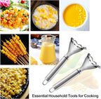 2 Pcs Corn Peeler, Corn Stripper Corn Cob Stripper Tool,Corn Stripper for Corn on the Cob Remover Tool，Corn Thresher with Ergonomic Handle，Kitchen Gadget