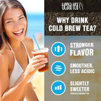 Tiesta Tea - Strawberry Lemonade Cold Brew Tea, Loose Leaf, Strawberry Lemon Herbal Blend, Premium Iced Blends, Non-Caffeinated Iced Drink, 10 Cold Brew Bags, Makes 64oz Pitcher Each