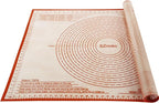 Non-slip Silicone Pastry Mat 36''By 24'' Nonstick Baking Mats Extra Large Counter Mat for Dough Rolling, Pastry, Pie Crust, Fondant, Cookies, Bread, Pasta, Pizza Mat