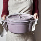 STAUB Cast Iron 7-qt Round Cocotte - Lilac