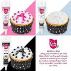 Cake Mate 9-Pack Edible Cake Writing Gels for Cake and Cookie Christmas Decorating - Easy Squeeze Gel in Vibrant Colors (0.67 oz Each) - Perfect for Cakes, Cupcakes, Cookies, and Brownies